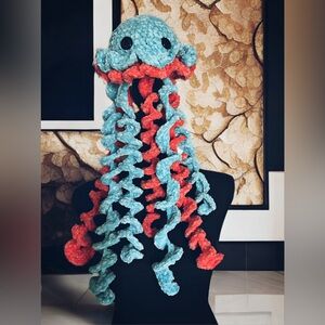 Handmade Kawaii Jellyfish Plush | Crochet Ocean Stuffed Animal
